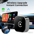 VYVYLABS Upgraded Wireless CarPlay Adapter Mini Box USB Plug-and-play No Delay for iPhone 6 and Android 11 Above Auto Adapter